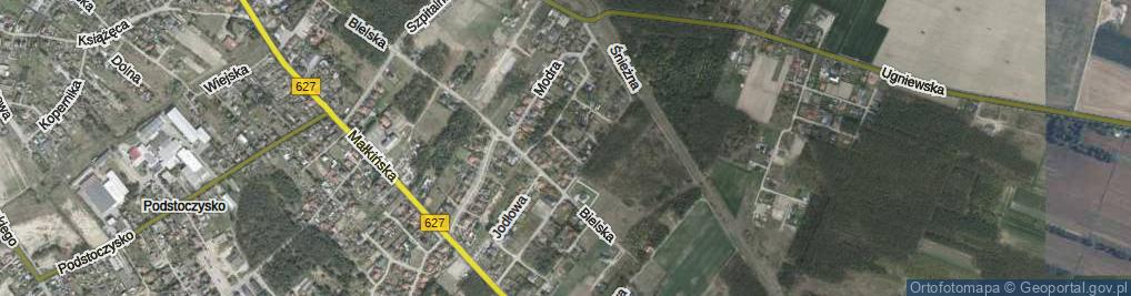 Zdjęcie satelitarne Konwaliowa ul.